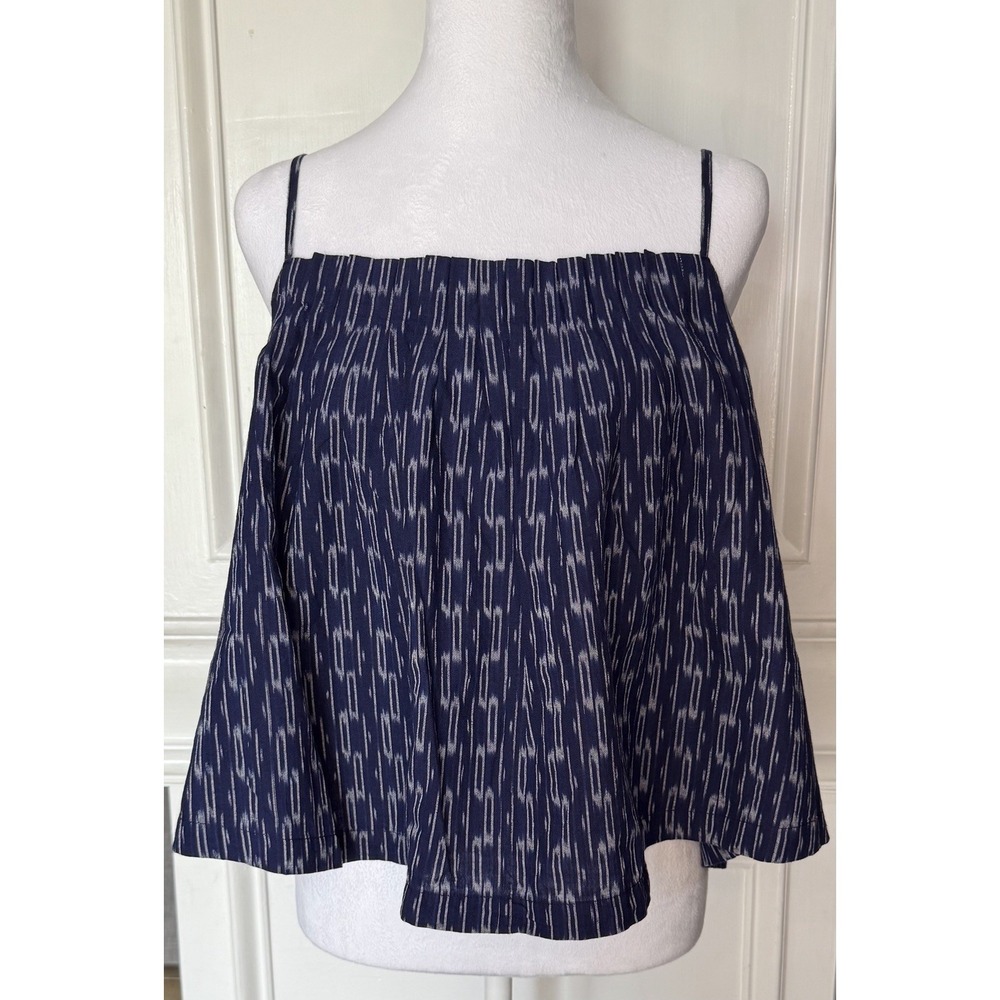 NWT Outerknown Tides Tank Top Womens Large‎ Blue 100% Organic Cotton Lightweight